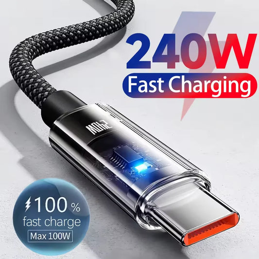 240W Ultra-Schnellladen mit intelligenter Temperaturkontrolle